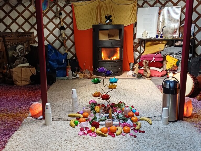 Samen zijn in de yurt